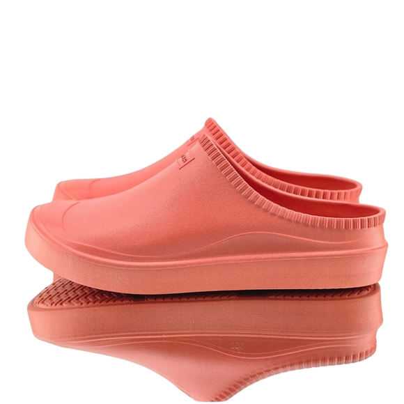 HUNTER In And Out Bloom Clogs 8 Slide On Rounded Toe Persimmon New in Box! 🧡 - Picture 4 of 5